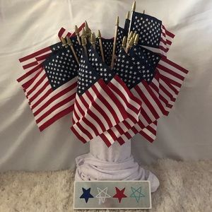 American Flag Bundle with Table Top Sign